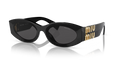 Fashion Black Oversized Sunglasses 8821