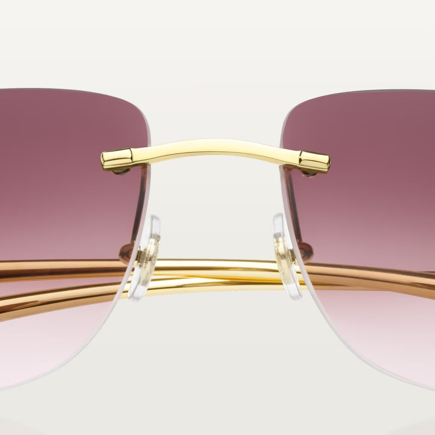 Luxury Rimless Panthère Sunglasses 7743