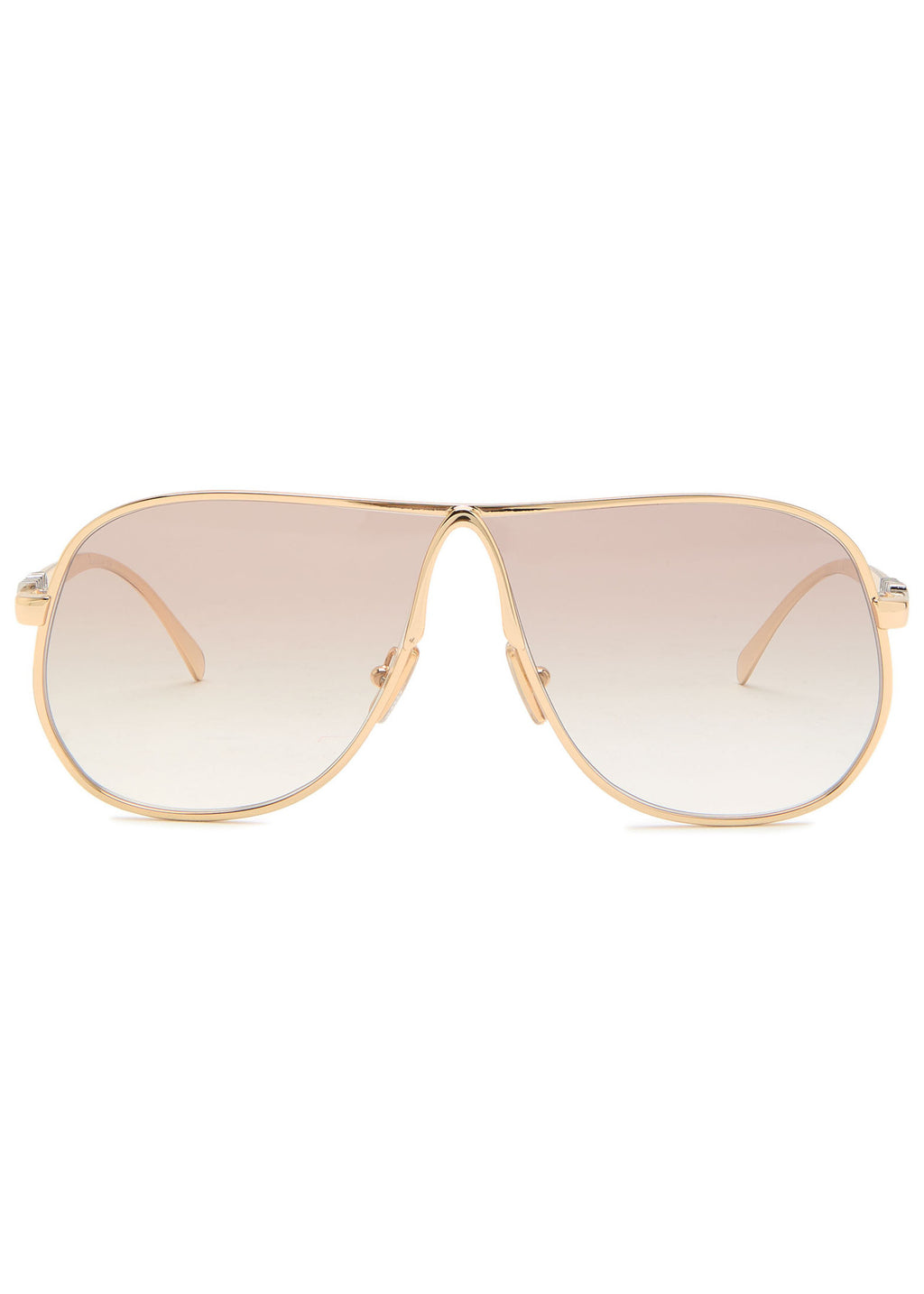 Fashion Luxury Gold Metal Sunglasses 3925