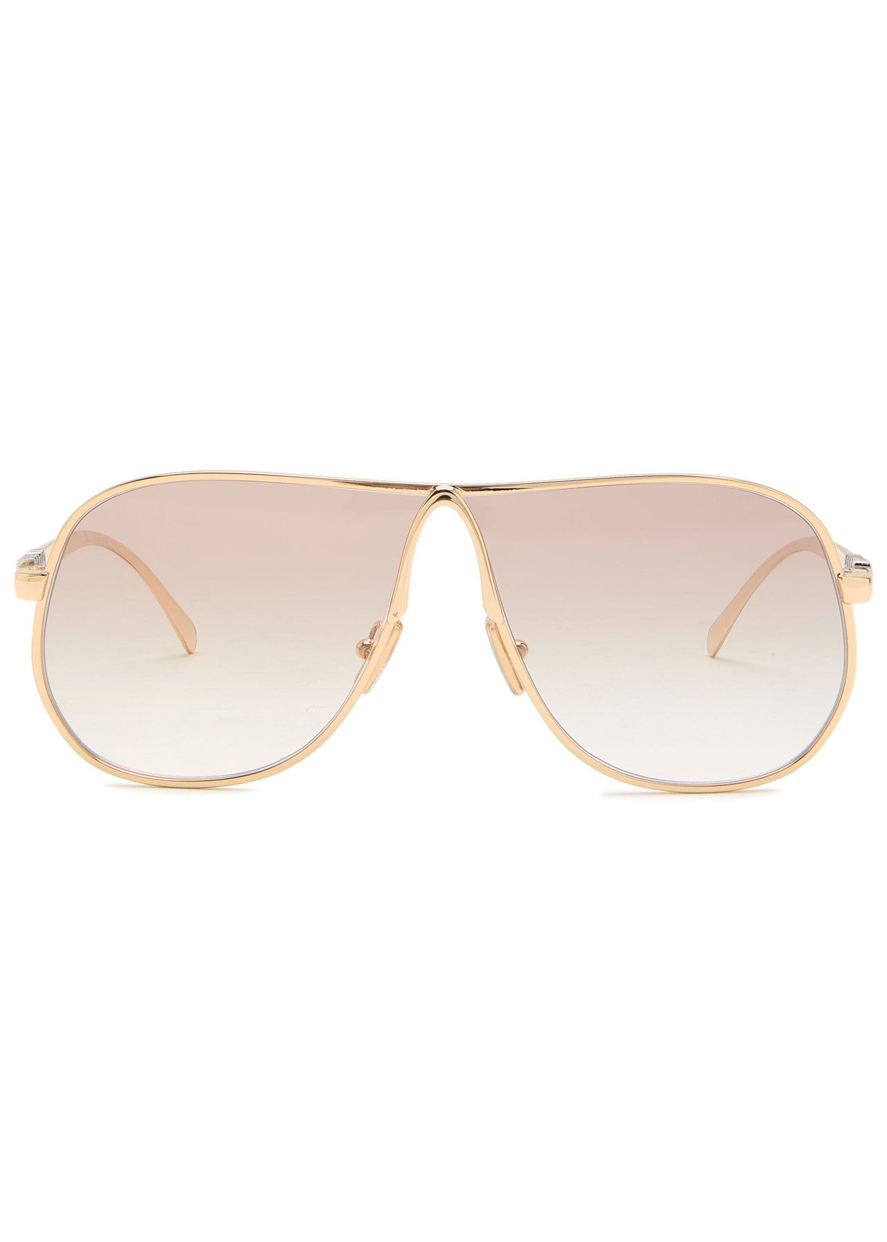 Fashion Luxury Gold Metal Sunglasses 3925