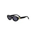 Chic Luxury Oval Metal Sunglasses 9927