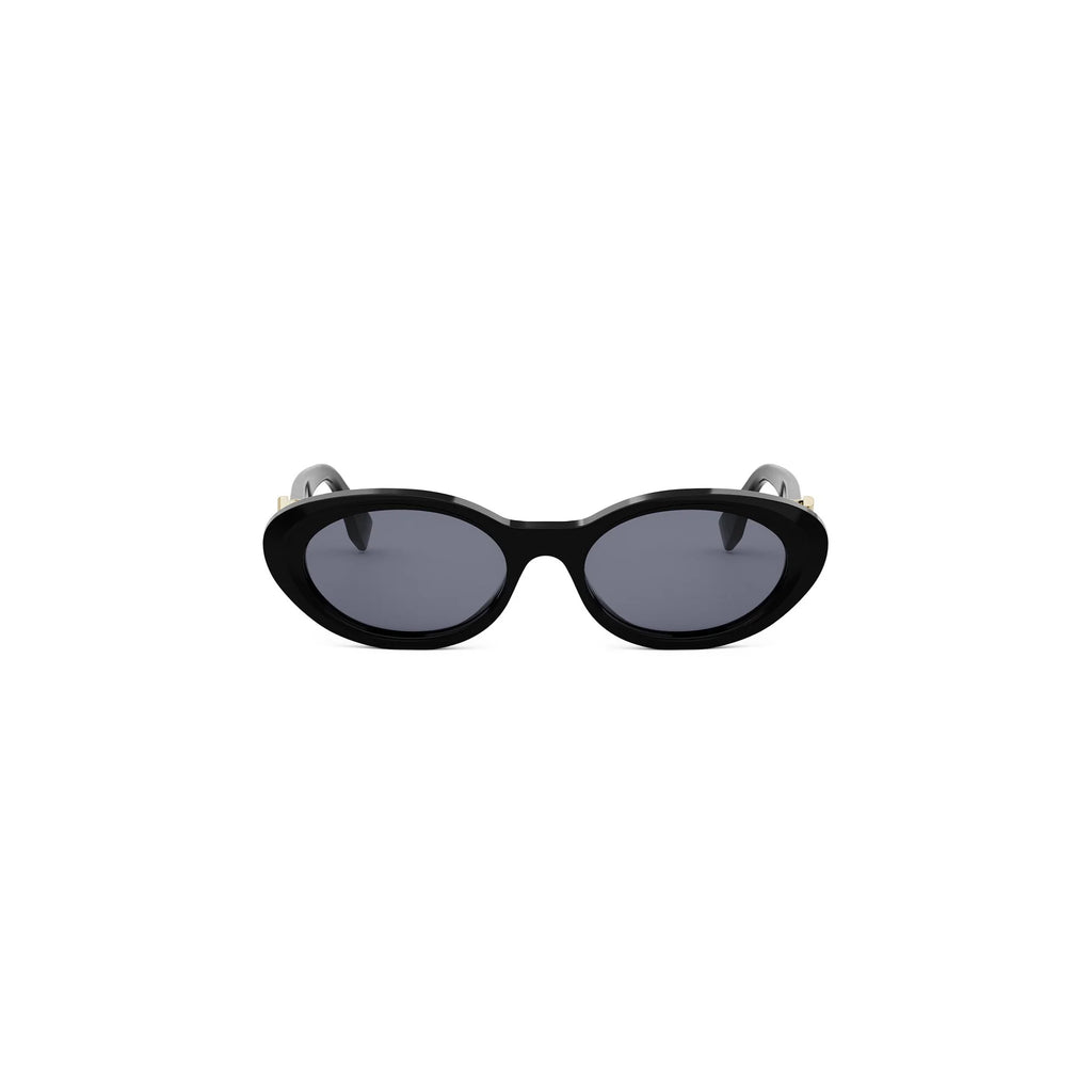 Chic Luxury Oval Metal Sunglasses 9927