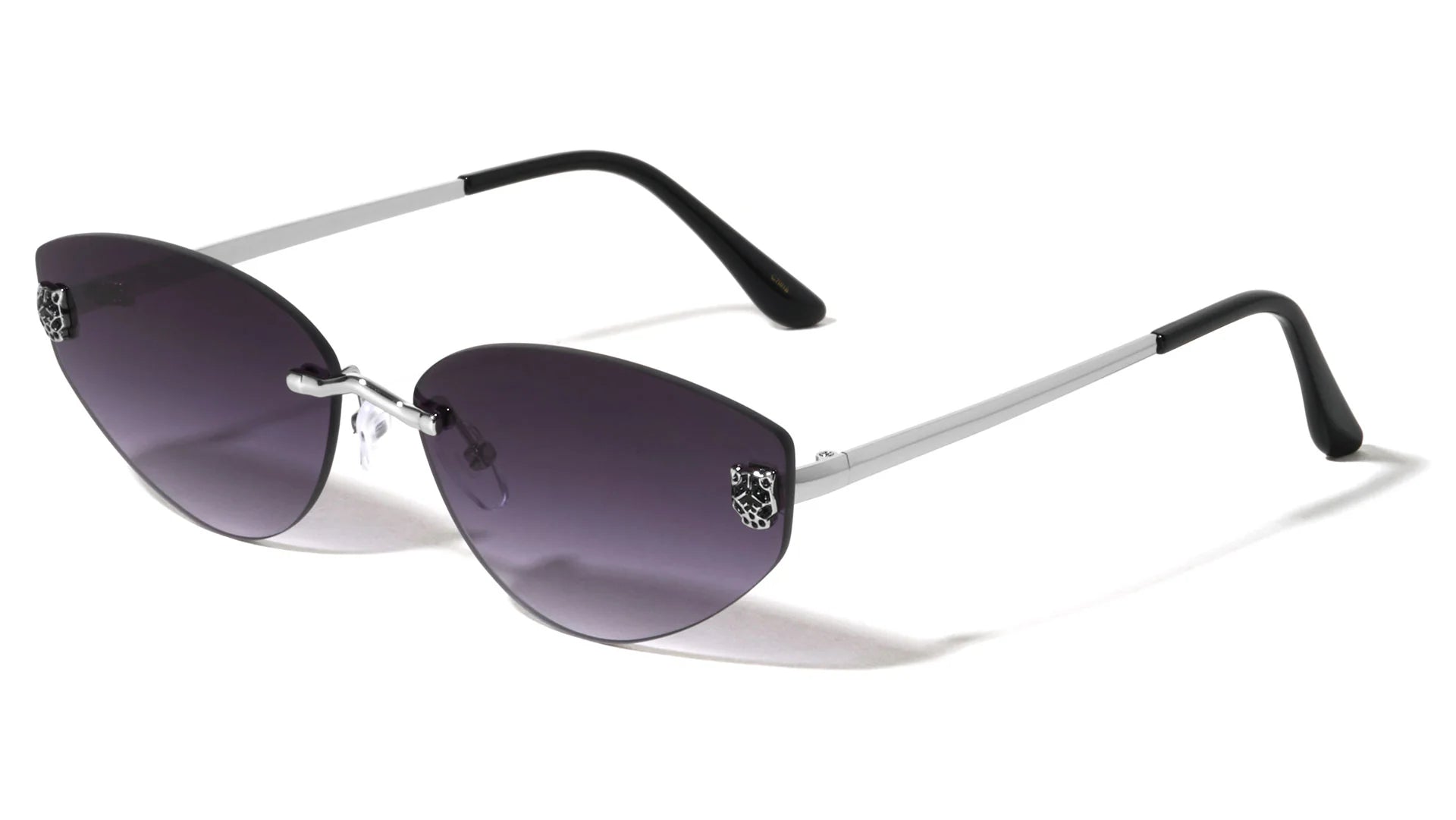 Rimless Cat Eye Sunglasses 7730