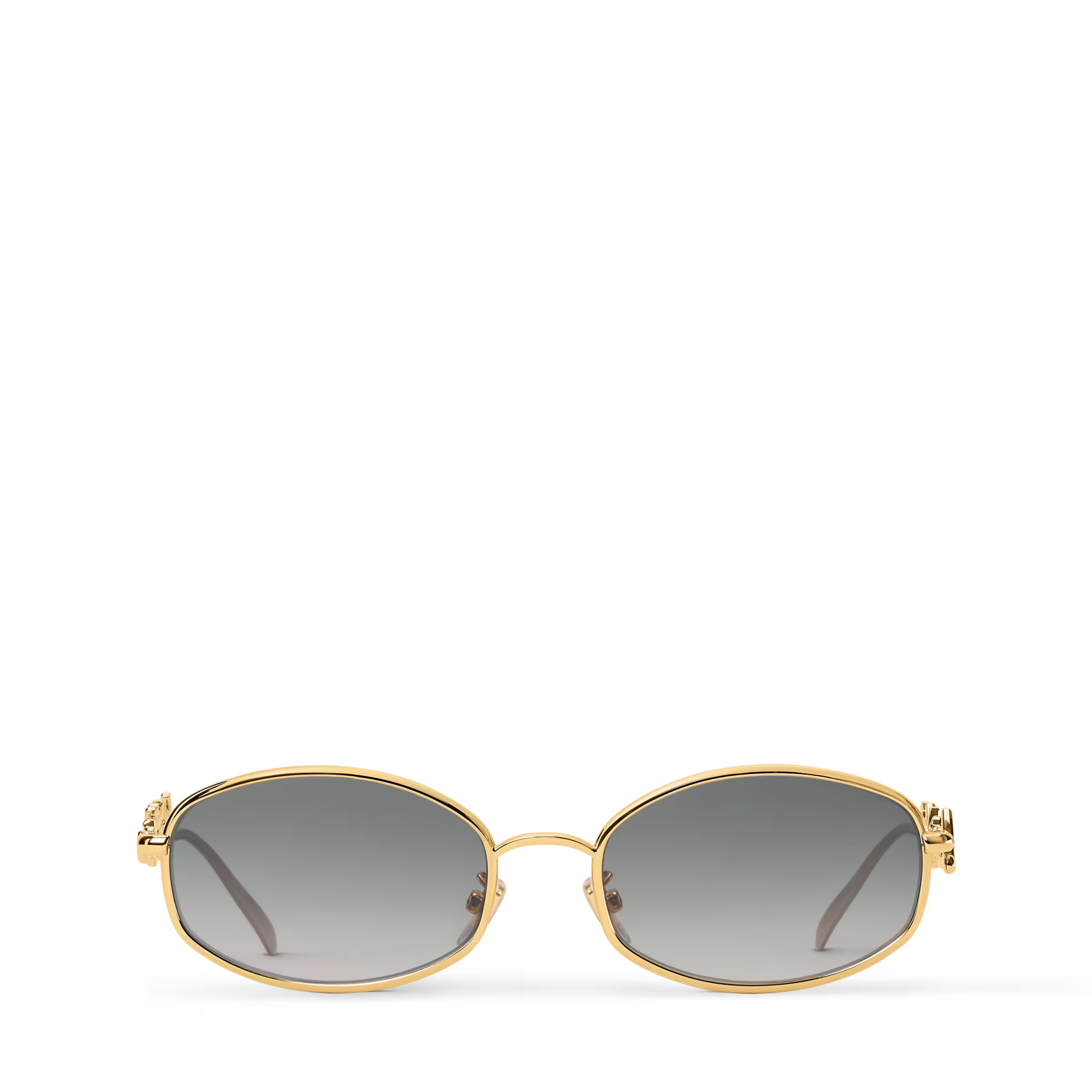 Luxury Round Metal Logo Sunglasses 9731
