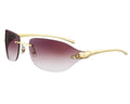 Luxury Rimless Panthère Sunglasses 7743