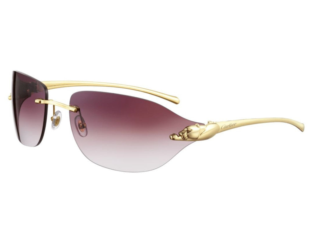 Luxury Rimless Panthère Sunglasses 7743
