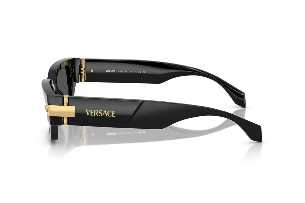 Luxury Black Rectangular Sunglasses 7742