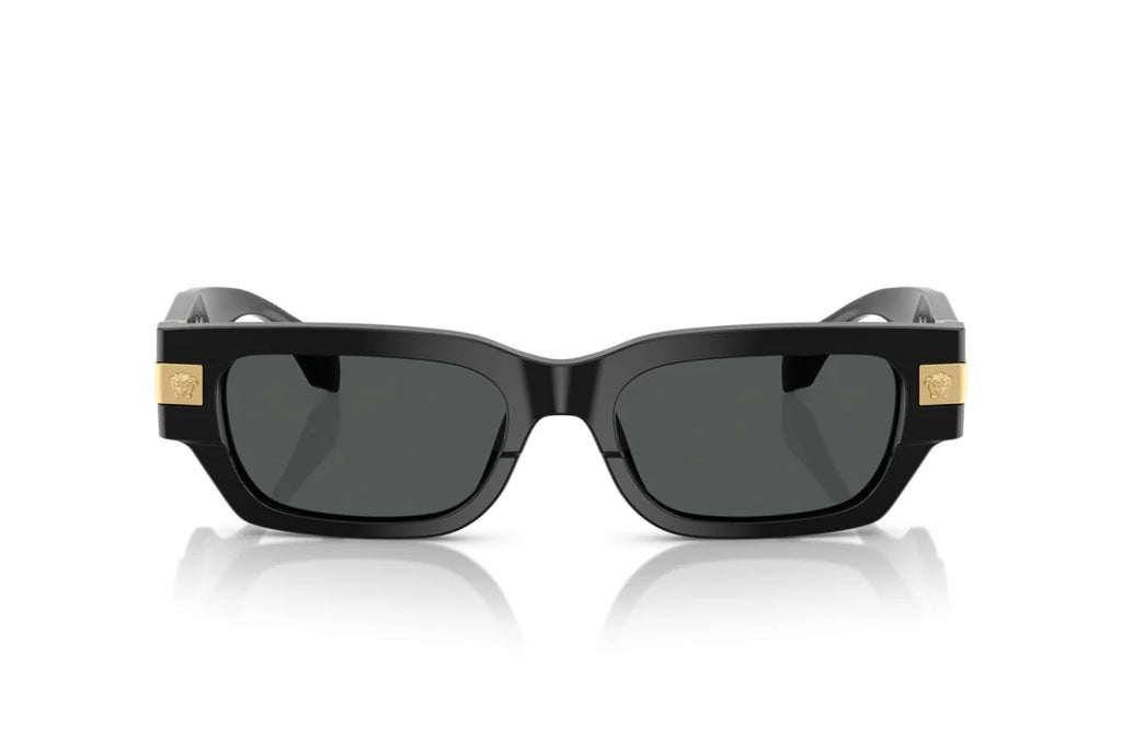 Luxury Black Rectangular Sunglasses 7742