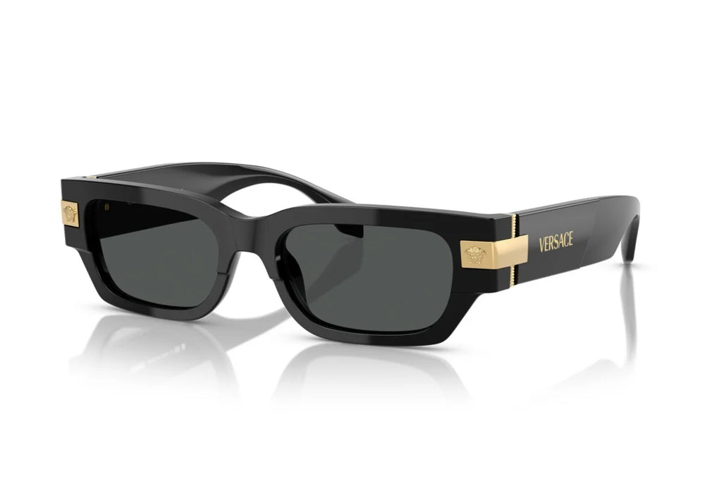 Luxury Black Rectangular Sunglasses 7742